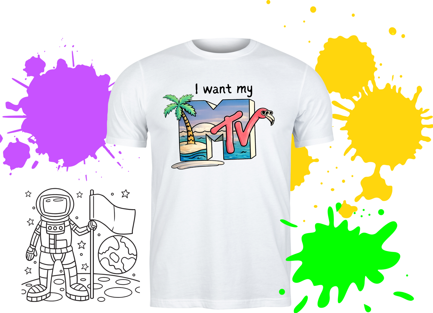 I Want My MTV tshirt