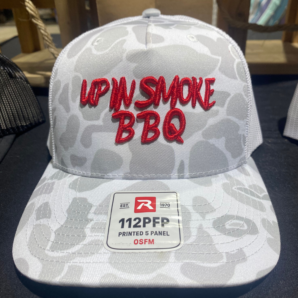 Up In Smoke Embroidered Hat