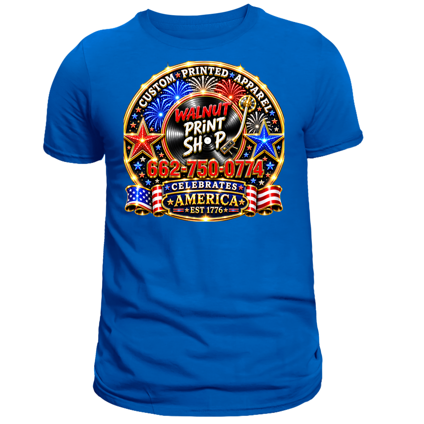 Walnut Print Shop Celebrates America T-Shirt