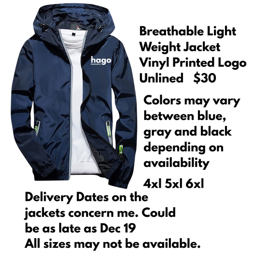 Hago Breathable Lightweight Jacket