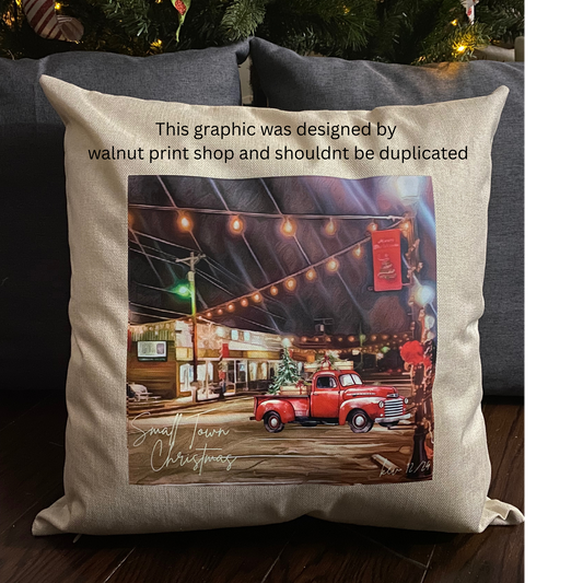 Small Town Christmas Walnut, Ms USA  2025 Pillows