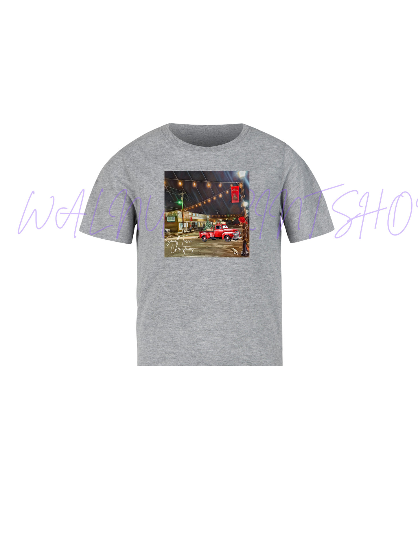 Small Town Christmas Walnut, Ms USA Tshirts