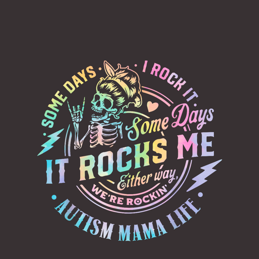 Autism Mama T-Shirt Simple Click to Order