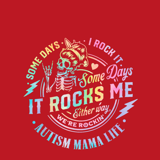 Autism Mama T-Shirt Simple Click to Order
