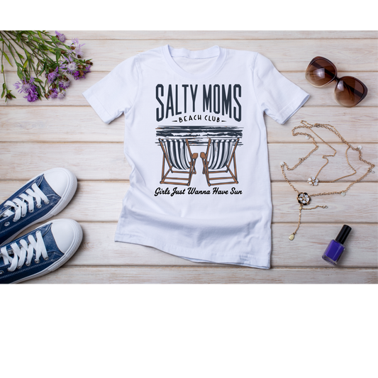 Salty Moms T-shirt Easy Click and Buy